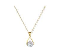 Hao Wu Xuan Semplice Lussuoso Cubo Pendente Collana Donne Moda Versatile Oro in Acciaio Inox Catena Gioielli Memorial Gift