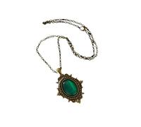 Hao Wu Xuan Tendenza Europea e Americana Gotico Verde Rosso Vampiro misterioso Strega Gioielli retrò Rilievo Ciondolo collane Regalo
