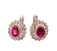 Hao Wu Xuan Vintage Squisitamente Zircone Brillante Orecchini Brillanti Moda Donna Elegante personalità Matrimonio Festa Gioielli Accessori da Sposa