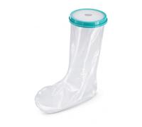 Hao Zhu Coprigambe impermeabile per doccia, copertura riutilizzabile in | Coprigambe impermeabile per doccia: copertura riutilizzabile in PVC e silicone, mantiene le medicazioni asciutte dopo