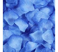 Haobase 2000 petali di rosa artificiali per San Valentino, proposta, matrimonio, decorazione da tavola (blu 2)