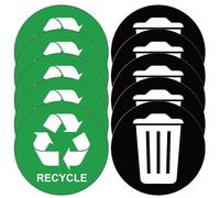 Haobase 5 paia di adesivi in vinile autoadesivi, 7 cm x 7 cm