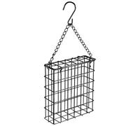 HAOBIN 1 mangiatoia per uccelli selvatici con gancio a S da appendere, mangiatoia per uccelli, per ringhiere del balcone, mangiatoia per uccelli selvatici in giardino, per esterni e veranda