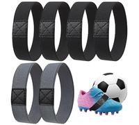 HAOBIN 3 paia lacci di fissaggio per calcio Lacci di fissaggio per scarpe lacci di fissaggio nastro di fissaggio per scarpe da calcio Ideato per le scarpe da calcio e i tacchi alti (A)