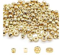 HAOBIN 400 Pezzi Perline Distanziali Assortite Perline Fatto A Mano Perline Misto Ciondolo Perline Distanziali Gioielli Perline Sfuse Branello Misto Artigianato Per Gioielli Fai Da Te Che Fanno