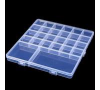 HAOBIN Scatole Assortite Trasparenti Per Piccole Scatola Di Smistamento Confezione Parti Perline Orecchini Portagioielli Scatole Porta Minuteria,26 Raster,Zur Aufbewahrung Von Schrauben,Perlen