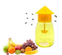 HAOBIN Trappola per mosche della frutta Catcher per insetti Riutilizzabili trappole ecologiche per mosche della frutta per la cucina e per l'uso interno ed esterno Trappole per mosche (giallo)