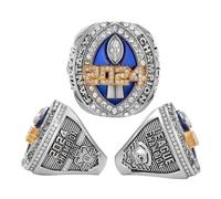 haobook 2024 Anello da Campionato di Calcio Fantasy W/Wooden Boxes Rugby FFL League Champion Rings Souvenir Regali per Gli Ornamenti dei cabine d'ufficio Fan Friend,11#