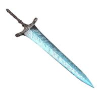 haobook Elden Ring Straight Knight's Dark Moon Spada Modello Gioco di Arti Marziali Collezione Interamente in Metallo con espositore per Feste Decorazione da scrivania Regalo