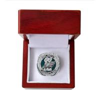 haobook Replica dell'anello del Campionato di Rugby degli Eagles del 2025 con Scatola Regalo Anelli da Collezione del 59° Campione Bowl Regali per Tifosi Uomini Ex Studenti e Collezionisti,11#