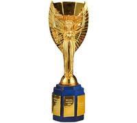 haobook Trofeo Rimet Replica Coppa del Mondo Trofei dei Campioni Coppe Premio a grandezza Naturale Ripristino 1:1 Trofei Souvenir di Calcio Display a Tema Bar