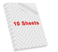 HAOCNC 10 fogli A4 autoadesivi glitter olografici punti lucenti carta a colori fai da te pellicola di laminazione fotografica compatibile con i materiali di consumo della stampante(Cat eye)