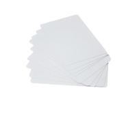 HAOCNC Carta d'identità in plastica impermeabile stampabile a getto d'inchiostro bianca lucida da 20 pezzi in PVC compatibile con biglietti da visita per stampanti a getto d'inchiostro