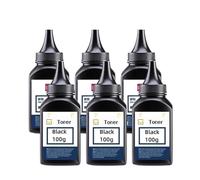 HAOCNC Cartuccia toner nero da 100 g compatibile con i materiali di consumo della stampante P1002 P1003 P1004 P1005 P1006 P1009 Sostituzione per il numero di parte CB435A 435a 435 35a(6PCS X 100g)