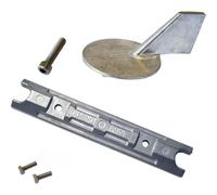 HAOCNC Kit anodo di Zinco per Motori fuoribordo in Alluminio da 60-90 - Hardware Incluso Compatibile con i Modelli di Motori fuoribordo Marine Parts per