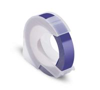 HAOCNC Nastro per goffratura 3D da 9 mm compatibile con la stampante per etichette E101 12965 per macchina da scrivere manuale 1610(Dark Blue)