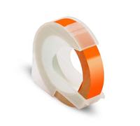 HAOCNC Nastro per goffratura 3D da 9 mm compatibile con la stampante per etichette E101 12965 per macchina da scrivere manuale 1610(Fluorescent Orange)