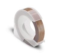 HAOCNC Nastro per goffratura 3D da 9 mm compatibile con la stampante per etichette E101 12965 per macchina da scrivere manuale 1610(Wood)