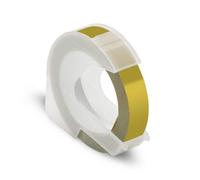 HAOCNC Nastro per goffratura 3D da 9 mm compatibile con la stampante per etichette E101 12965 per macchina da scrivere manuale 1610(Gold)