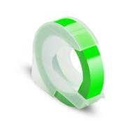 HAOCNC Nastro per goffratura 3D da 9 mm compatibile con la stampante per etichette E101 12965 per macchina da scrivere manuale 1610(Fluorescent Green)