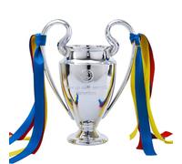 Haodagess Trofeo del Campionato Europeo Trofei della Lega di Calcio Replica Trofeo delle Finali Resina Regali per Tifosi Regalo di Compleanno Ufficio Nightclub Bar Display Decorazione,77cm