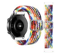 HAODEE Cinturino SOLO LOOP in nylon intrecciato per cinturino universale da 20 mm 22 mm si prega di verificare la larghezza al momento dell'acquisto, 22mm Universal, agata