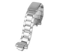 HAODEE Per Casio G-SHOCK Accessori per orologi Acciaio Cuore GST-B400 Serie da uomo Cinturino per orologio (colore: argento, taglia: GST-B400)