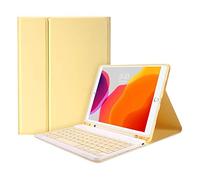 HAODEE Per IPad Air 4 11.9 "Custodia Con Portamatite Bluetooth Mouse Keyboard Case A2072 A2316 A2324 A2325 (colore: Q giallo, taglia: Pro 10.5 Air 3)