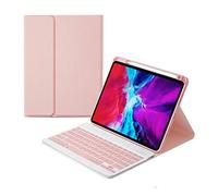 HAODEE Per IPad Air 4 11.9 "Custodia Con Portamatite Bluetooth Mouse Keyboard Case A2072 A2316 A2324 A2325 (colore: BFHK rosa, taglia: Pro 10.5 Air 3)