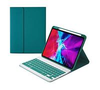 HAODEE Per IPad Air 4 11.9 "Custodia Con Portamatite Bluetooth Mouse Keyboard Case A2072 A2316 A2324 A2325 (colore: BFHK DGreen, taglia: Pro 10.5 Air 3)