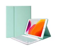 HAODEE Per IPad Air 4 11.9 "Custodia con portapenne Bluetooth Mouse Keyboard Case A2072 A2316 A2324 A2325 (colore: Q blu, taglia: Air 4 10.9 2020)