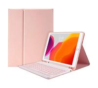 HAODEE Per IPad Air 4 11.9 "Custodia con portapenne Bluetooth Mouse Keyboard Case A2072 A2316 A2324 A2325 (colore: Q rosa, taglia: Pro 11 2018 2020)