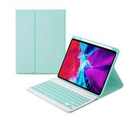 HAODEE Per IPad Air 4 11.9 "Custodia con portapenne Bluetooth Mouse Keyboard Case A2072 A2316 A2324 A2325 (colore: BFHK LGreen, taglia: Pro 10.5 Air 3)