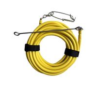 Haodream 10 M/15 M/20 M Corda da nuoto per la pesca a lancia, 4 mm, diametro interno in gomma per la pesca in mare, in acciaio inox