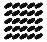 Haodream 25 Lotti Installa Facilmente Dispositivi segnali con Clip da Pesca in ABS Che Illuminano Buio per acque Dolci Uso Acqua salata Segnali impermeabilizzati