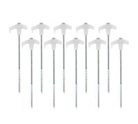 Haodream 4/8/10 picchetti per tettoie a Vite picchetto a picchetto a Vite Fluorescente Lunga Filettatura picchetti per Tende picchetti da Campeggio per fissaggi Tende da Campeggio picchetti per a