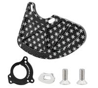 Haodream Compatibilità della protezione per per mountain bike in lega alluminio con adattatore per guarniture 26T 32T facile installazione Protezione per universale per bici