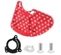 Haodream Compatibilità della protezione per per mountain bike in lega alluminio con adattatore per guarniture 26T 32T facile installazione Protezione per universale per bici