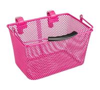 Haodream Costruzione dei del cestino anteriore della bici per bambini con comoda maniglia per trasporto, montaggio sicuro per spostamenti quotidiani. Cestino per bici lunga durata