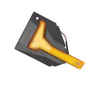 Haodream Durabilità Plastica Bicicletta Riflettori Pendolari Scooter Accessori di Sicurezza Per Più Sicurezza Traffico Durabilità Plastica Bicicletta Riflettori