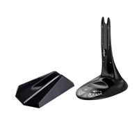 Haodream Espositore per negozio parcheggio interno per portabiciclette per ruota anteriore per parcheggio sicuro Portabiciclette portatili