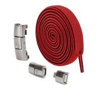 Haodream Lacci elastici ricambio per bambini, adulti, sneaker, senza cravatta, lacci elastici, piatti elasticizzati, con fibbia in metallo, lacci per anziani.