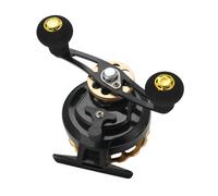 Haodream Mulinelli da Pesca in Lega Alluminio Maniglia Antiscivolo per Mano Destra Ruota Anteriore per zattera Mulinello da Pesca sul Ghiaccio Ruota per Lenza per Pesce Ruota per zattera da Pesca