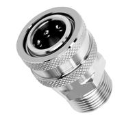 Haodream Pesante idropulitrice tubo adattatore rotativo con filettatura interna per il collegamento rapido dell'acciaio inossidabile. Facile installazione. Collega rapidamente il tappo di rotazione