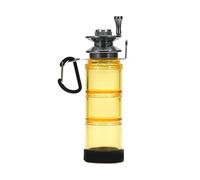 Haodream Porta Esche per Canna da Pesca con moschettone Contenitore per Esche Organizzatori per ami da Pesca Bottiglia per Attrezzatura Bottiglia Multifunzionale per Esche da Esterno