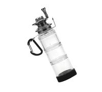 Haodream Porta Esche per Canna da Pesca con moschettone Contenitore per Esche Organizzatori per ami da Pesca Bottiglia per Attrezzatura Bottiglia Multifunzionale per Esche da Esterno