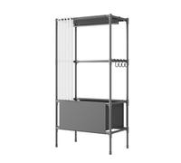 Haodream Progetti Modulari Armadio Guardaroba Installazione Rapida Portatile Robusto Soluzione Archiviazione Flessibile Alloggiamento Temporaneo