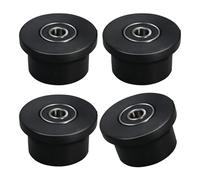 Haodream Ruote a rulli Ricambio per puleggia Scorrevole silenziosa da 4 per binari Porte e Attrezzature Meccanismo Montaggio Facile Resistente e Facile da installare