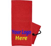 haoduanduan Asciugamano da golf personalizzato,Regali da golf per uomini,Logo e testo ricamati 40,6 x 61 cm asciugamani da golf in microfibra per borse da golf con clip,Accessori da golf