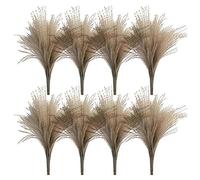 HAODUOO 50 Pack Real Dried Small Pampas Reed Wedding Bouquet Natural Botanical Home Decor Dried Flower Reed Floral Ornaments